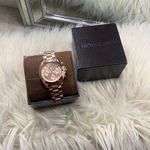 MICHAEL KORS Bradshaw Rose Gold-Tone Watch